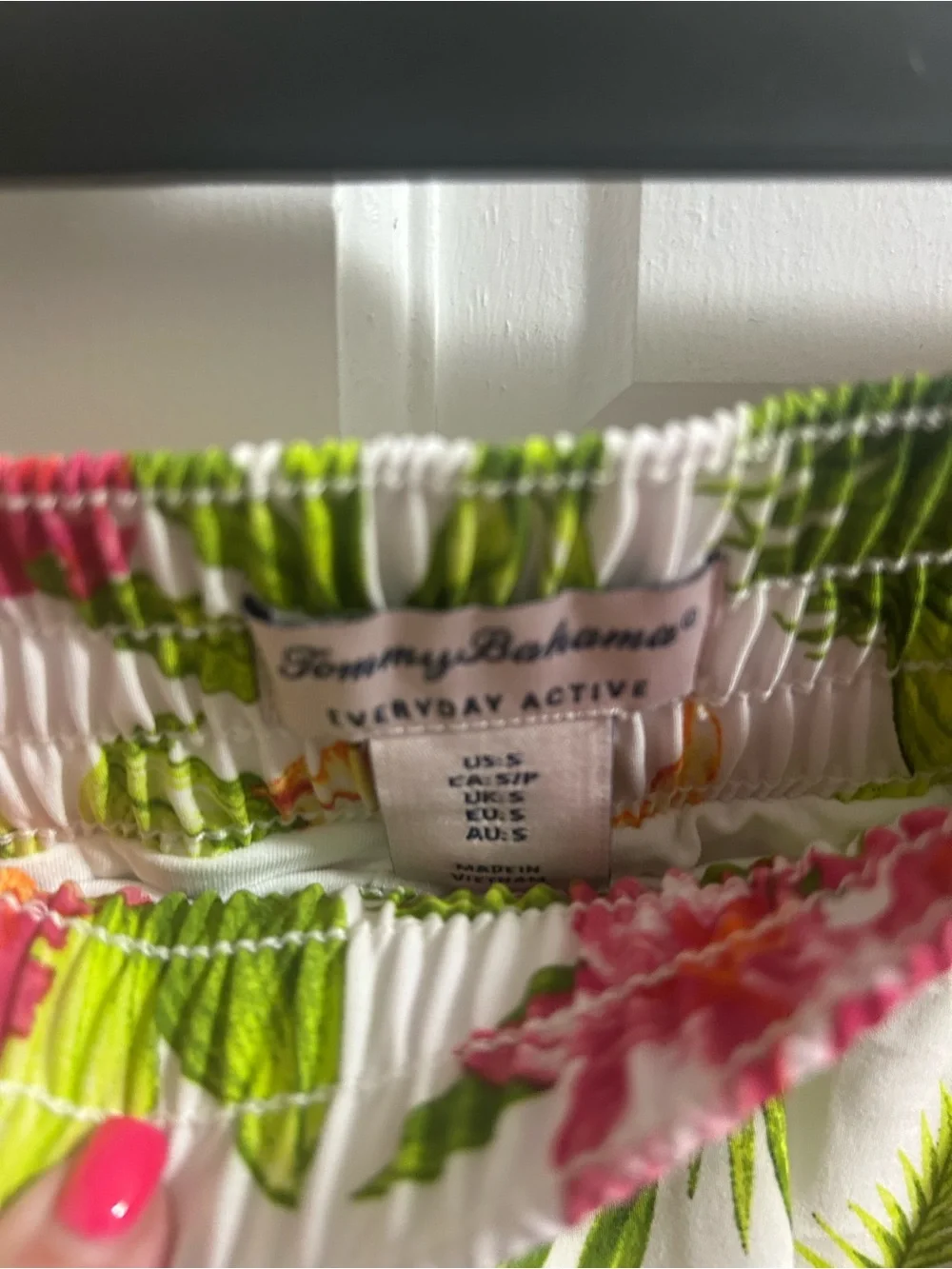 NWT Tommy Bahama skort Tropical Floral Elastic Waist Skirt women’s small